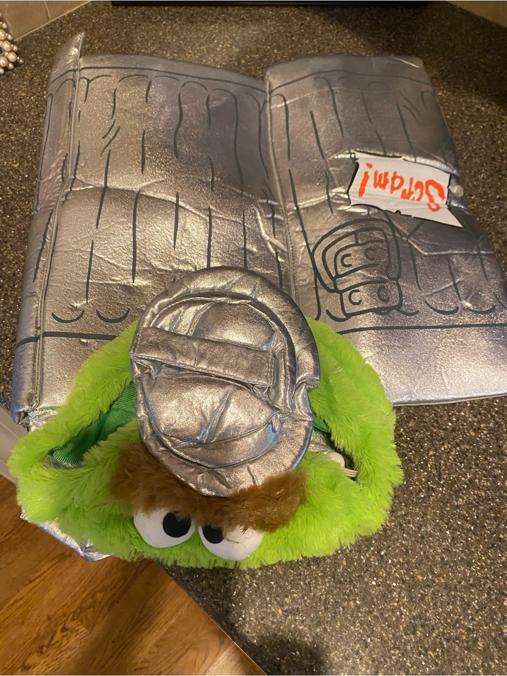 Sesame Street Dog Costume size large